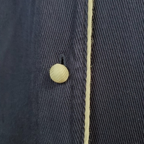 ARITZIA Wilfred "Char" Navy Pajama Top Blouse Size L - Picture 10 of 14